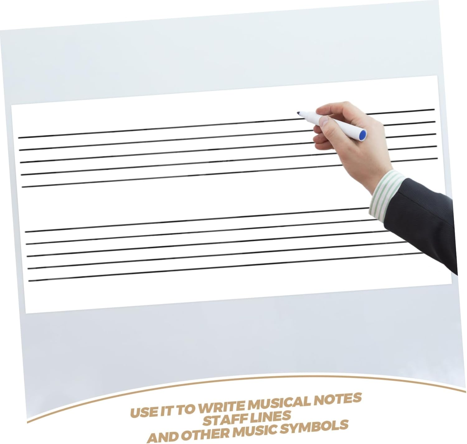 GANAZONO Staff Dry Erase Board Whiteboard Magnets for Music Classrooms for Boys and Girls and Adults image number 5