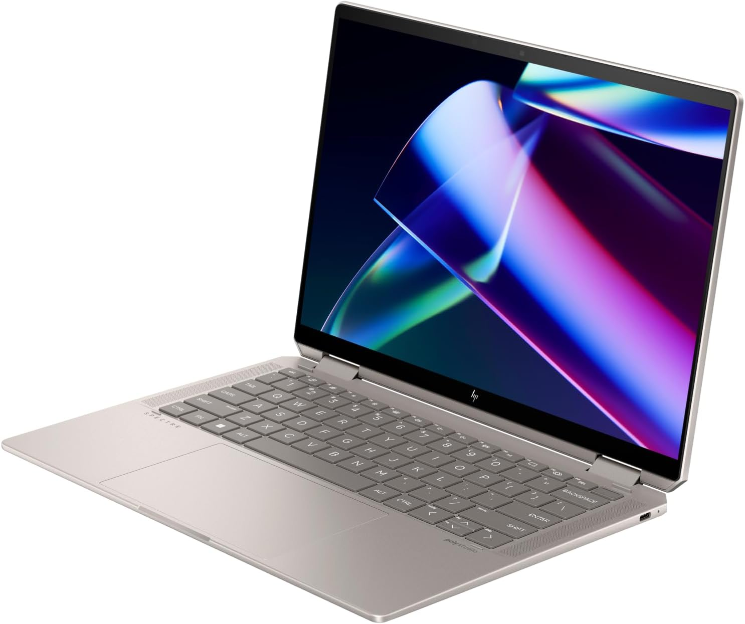 HP Spectre X360 OLED 2-In-1 Laptop, 14" 2.8K Touchscreen, Intel Ultra 7 155H 16-Core, 32GB LPDDDR5 4TB SSD, Backlit Keyboard Thunderbolt 4 Fingerprint Stylus Pen Wi-Fi 6E, Win11 Home, COU 32GB USB