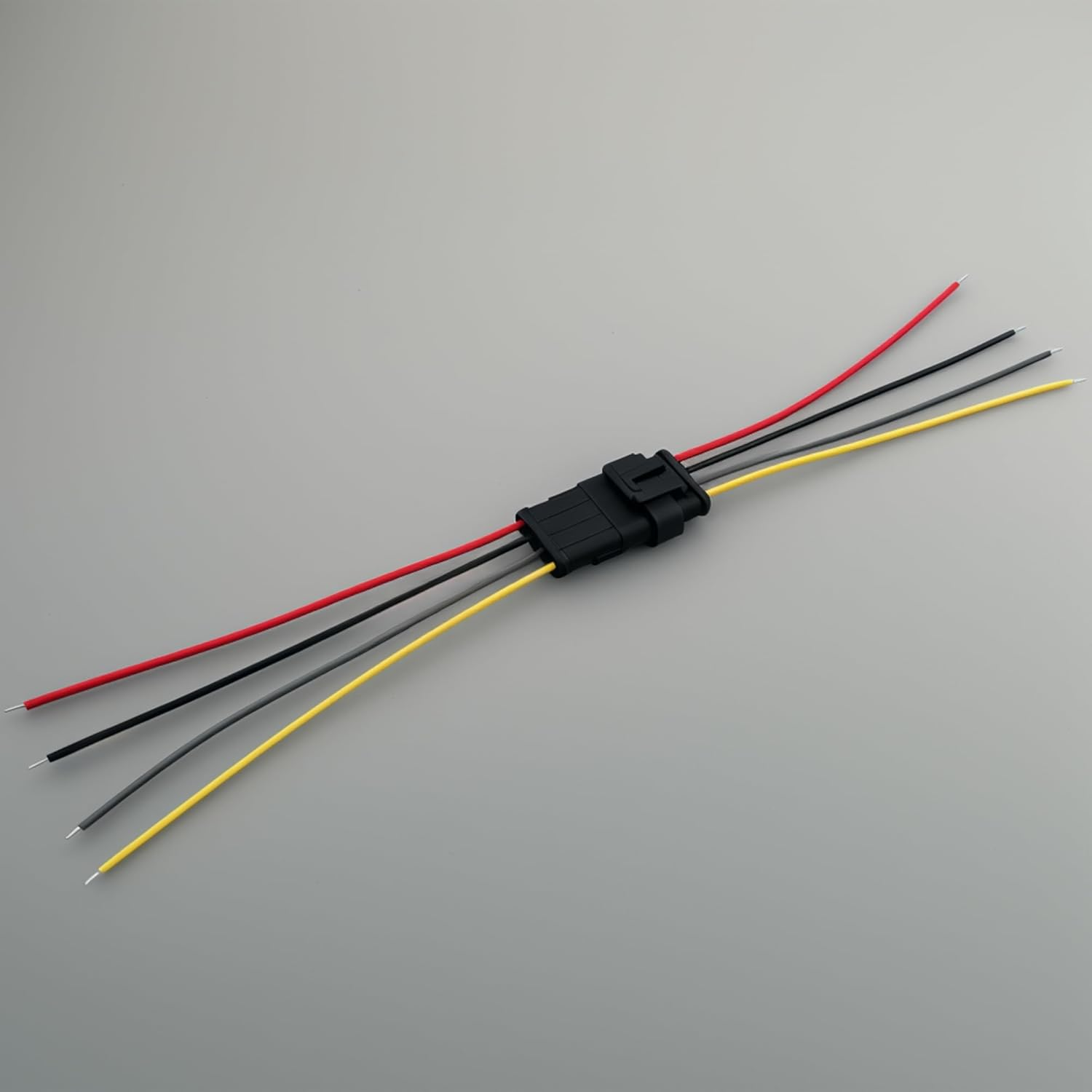 EFGTEK 6 Pack 4 Pin Automotive Electrical Connector 20AWG Plug Socket Quick Disconnect Waterproof 2 Way Wire Connectors with 10Cm Wire AWG Male and Female Way Marine 1.5Mm Series Terminal Connector image number 5