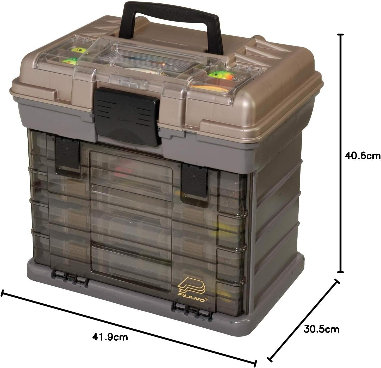 Plano 1374 4-By Rack System Fishing Tackle Box, 3700 Size image number 3