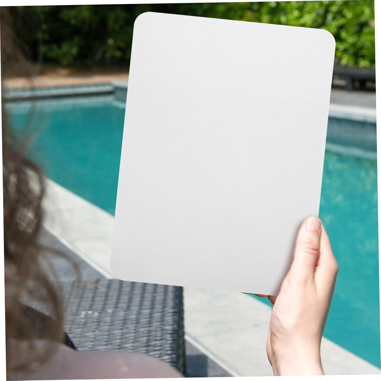 BUTIFULSIC 2Pcs Desk Dry Erase Board Whiteboard Memo Board Home Office Writing Portable Memo image number 1