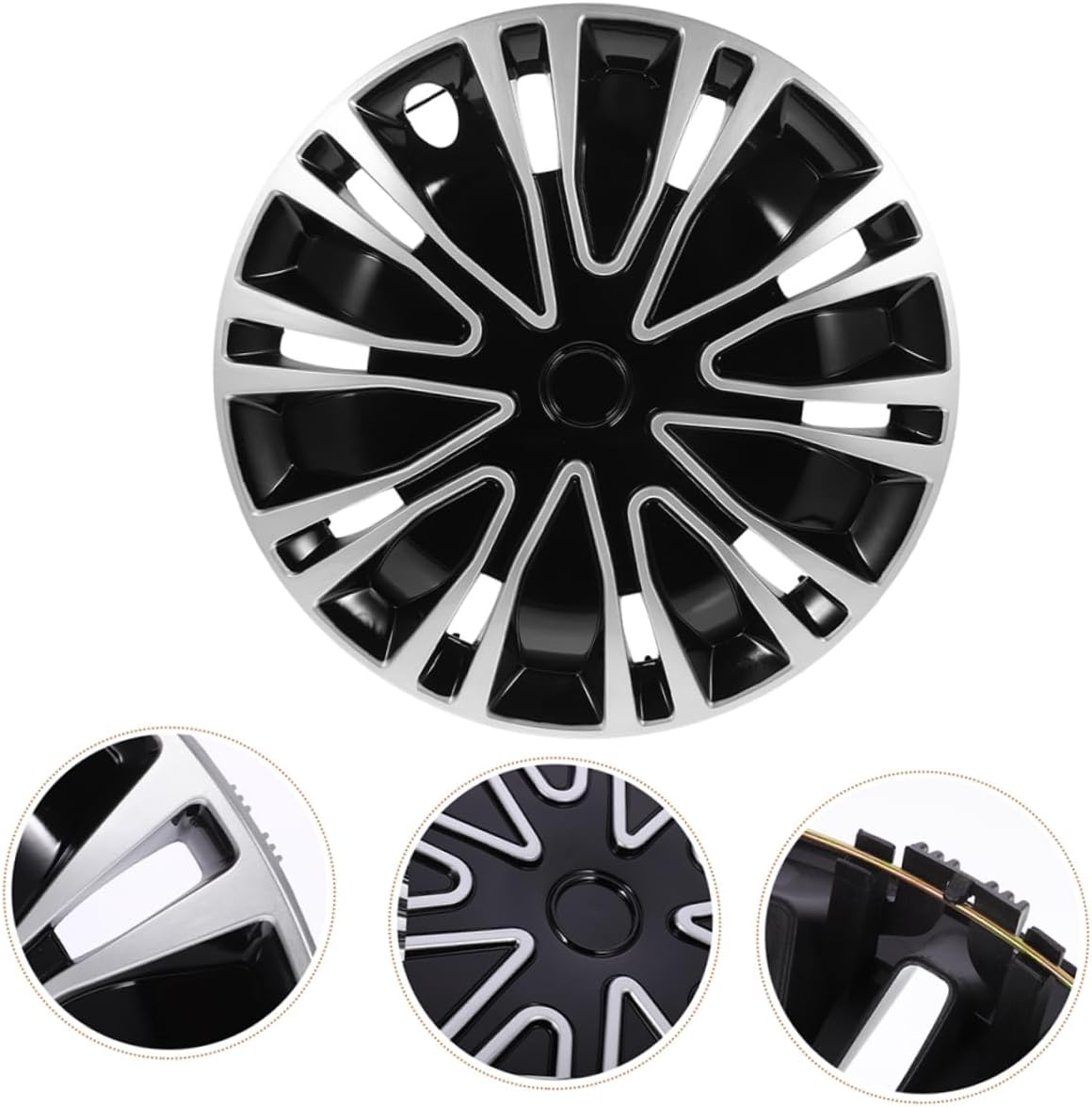 GETAJGHSD Hubcap Decoration for Car Wheel Hub Cover Replacement Fit for Vehicle Wheel Accessories Trailer Hub Cover Alternative