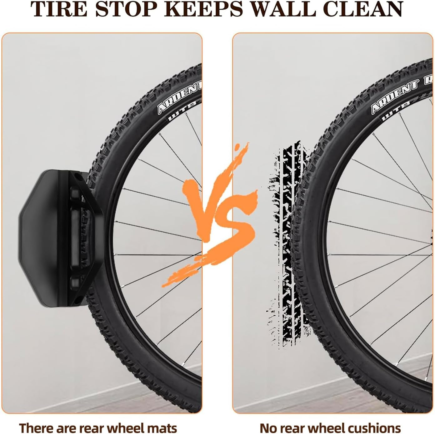 Lyfengdeam Swivel Bike Wall Mount &ndash; Vertical Bike Rack &ndash; Garage Bike Hook &ndash; Bike Storage Garage &ndash; Mountain Bike, Road, E-Bike Bike Bike Hook &ndash; Garage Bike Hook（1Pcs） image number 6