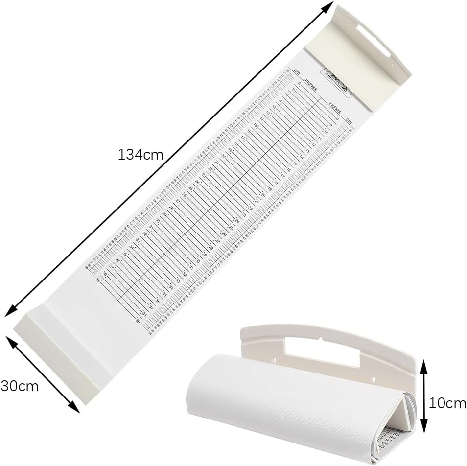 Baby Measuring Mat,Infant Height Chart,Baby Measuring Ruler,Growth Height Chart, Measuring Mat,Height Measurement Tape,For Toddler and Newborn image number 3