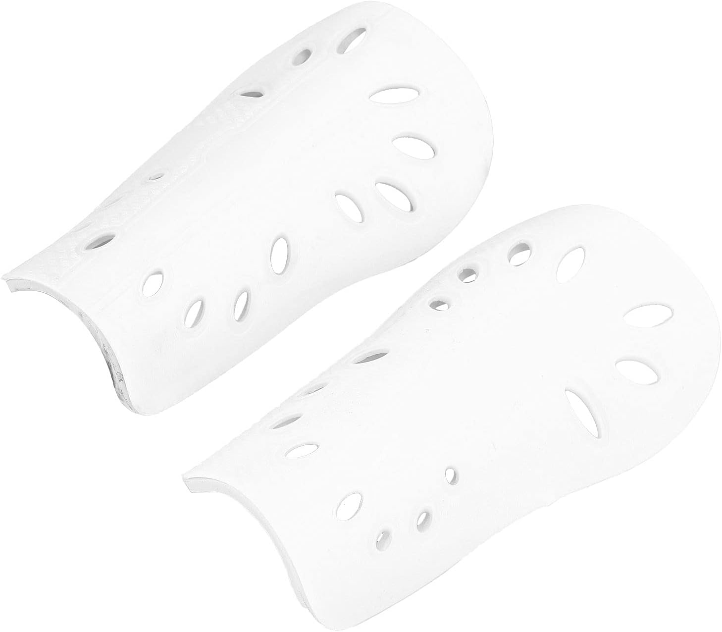 Child Calf Protective Shin Guards, Kids Soccer Shin Guards Good Protection for Toddlers for Dong Sports(White)