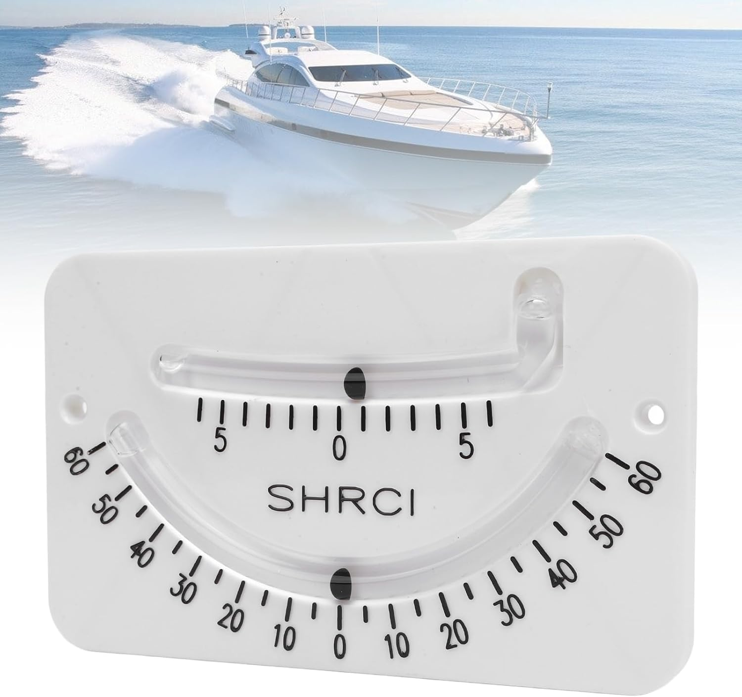 Car Inclinometer Gauge, &plusmn;6&deg; &plusmn;45&deg; Dual Scale Inclinometer Level Gauge for off Road Vehicle Truck RV Trailer Boat, Accurate Measurement Inclinometer image number 5