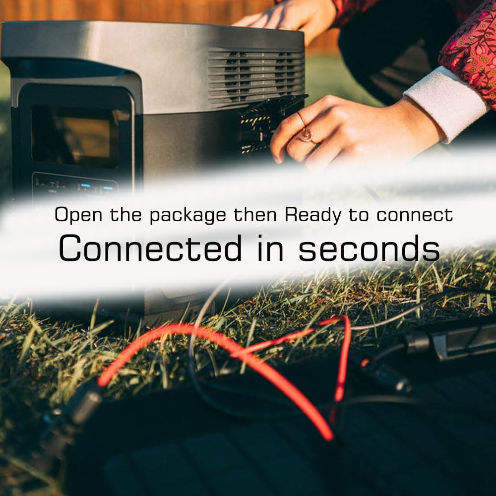 Solar Kits XT60 Adapter Works with MC4 Connector Charge the Portable Power Station from Solar Panels (MC4-XT60) image number 3