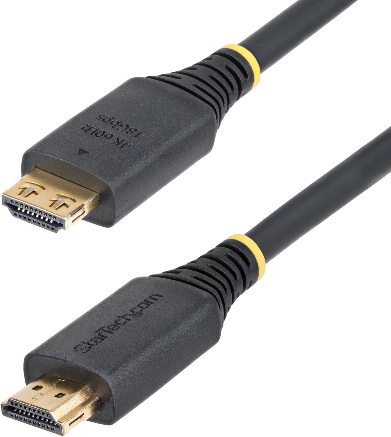 Startech.Com 15Ft (4.5M) High Speed HDMI Cable with Gripping Connectors, 4K 60Hz/1440P 144Hz, 18Gbps, UHD HDMI 2.0 Cord, TPE Jacket image number 3