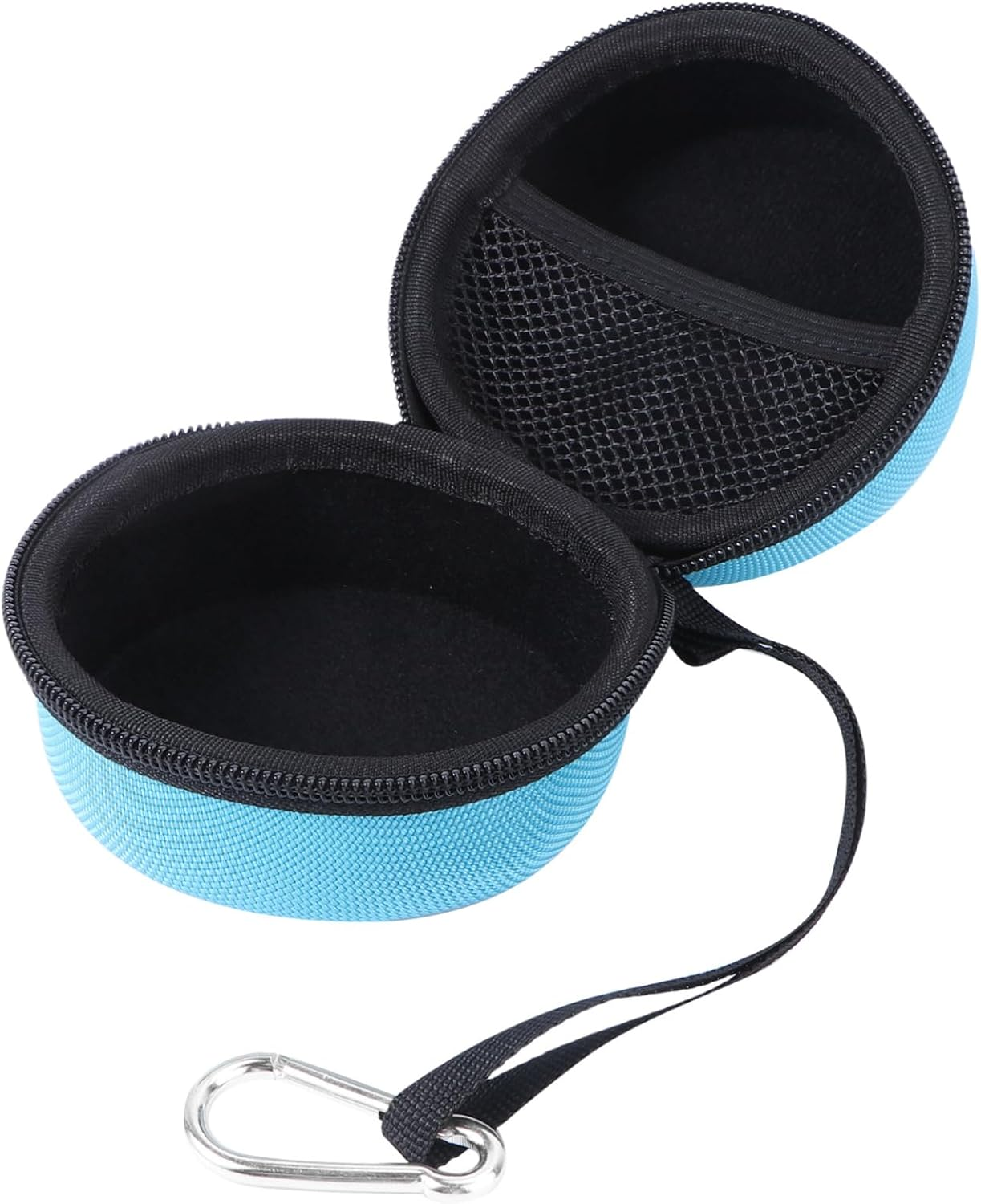 SWOOMEY Nylon Rope Speaker Bag Compression Resistant Scratch Lightweight for Travel Hiking Cycling Zipper Carabiner Random Color