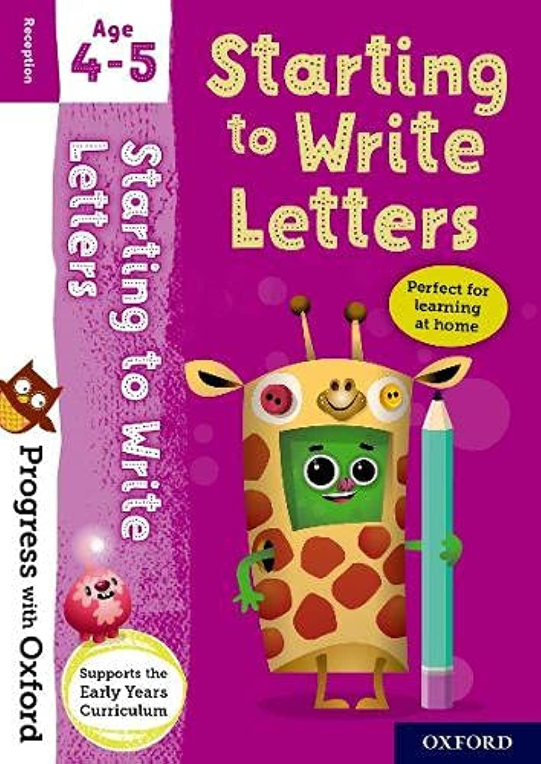 Progress with Oxford: Writing Letters Age 4-5 Book/Stickers image number 1