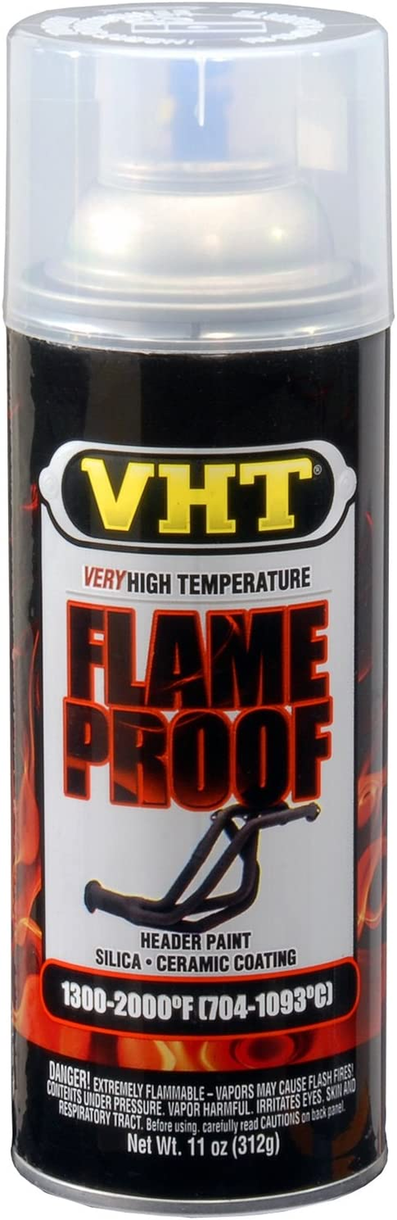 VHT SP115 Flameproof Coating Satin Clear Paint Can - 11 Oz. image number 3