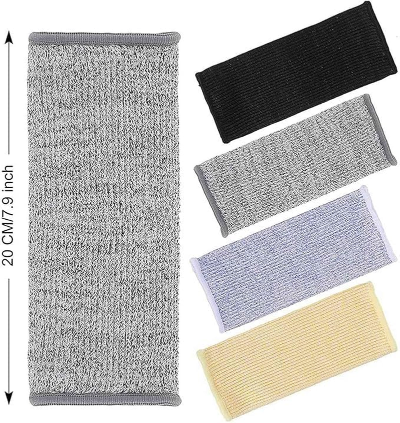 AUJING 4 Pair Arm Protection Sleeves, Cut Resistant Sleeves, Bruising Arm Guards, Forearm Arm Protectors, Gardening Sleeves, Safety Armband for Garden Kitchen Cooking