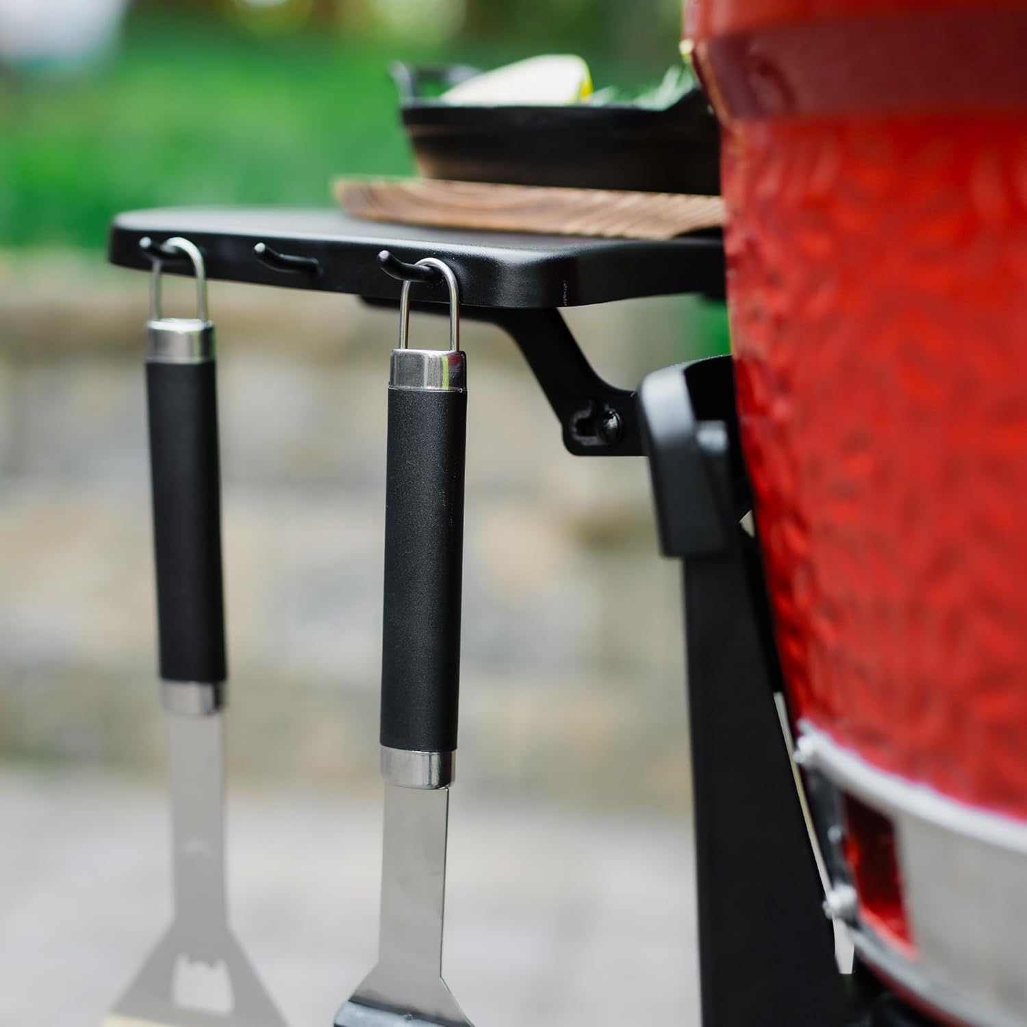 Kamado Joe KJ15112524 Joe Jr. Cart Stand, Black image number 1