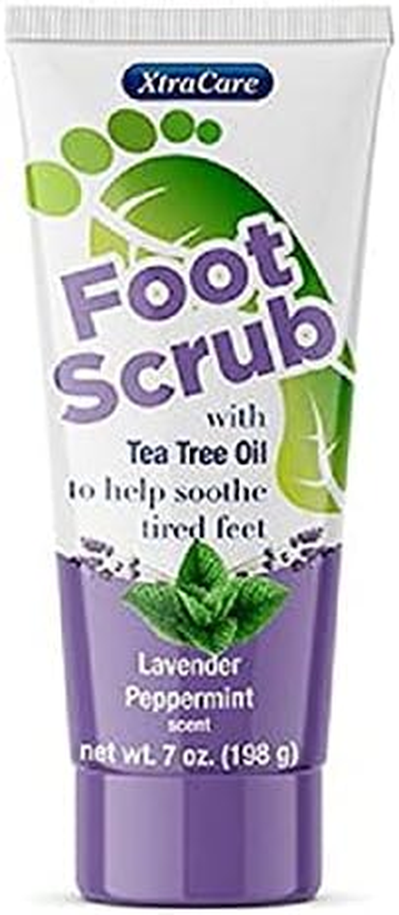 Xtracare Foot Scrub with Tea Tree Oil, 198 G