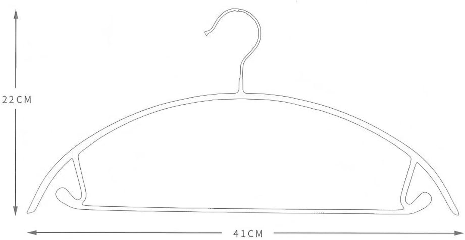 Tongke Clothes Hangers Set 10 Pack, No Bump Rounded Coat Hanger, Metal with Soft Non-Slip PVC Coating, Curved Design, (10, Green) - 10, Yellow image number 2