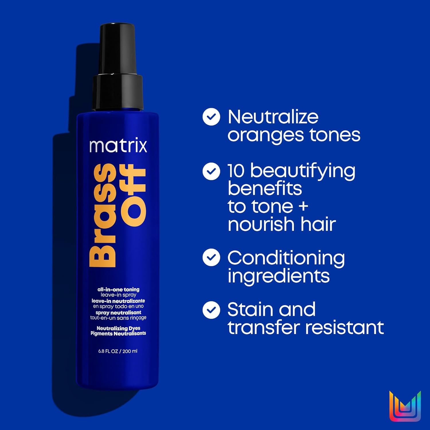 Matrix Total Results Brass off Toning Spray 200Ml / 6.76Oz image number 2