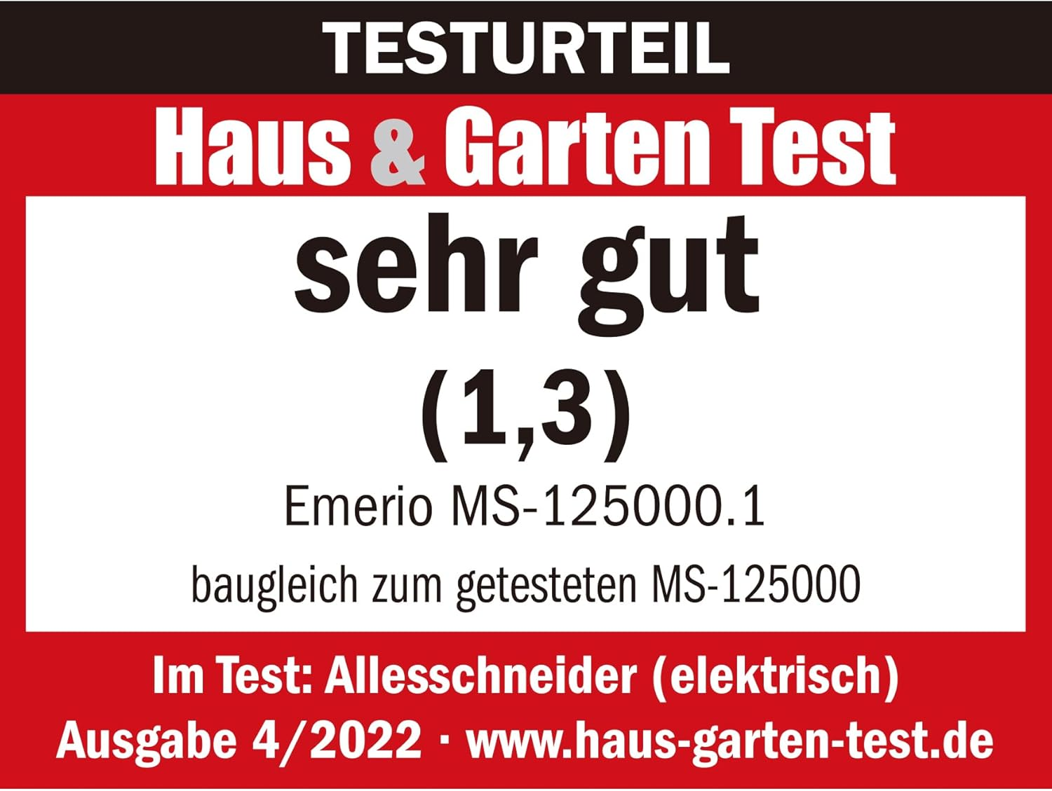 Emerio MS-125000.1 All-Purpose Slicer, Made in the EU, Stainless Steel Knife Unit Produced in Germany, Adjustable 0-17 Mm, Bpa-Free, Space-Saving, Foldable, with Safety Switch, Eco 100 Watt, Black image number 1