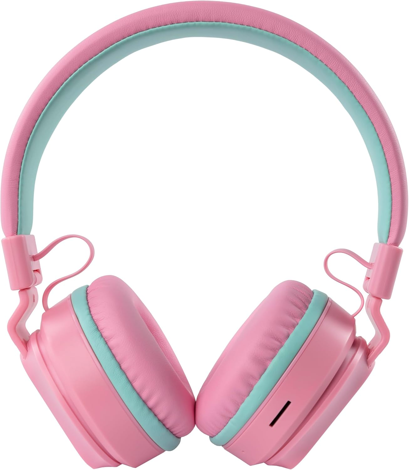 TELLUR Buddy On-Ear Bluetooth Headphones, BT V5.3, up to 25 Hours, USB-C Headphones with Microphone, Maximum Sensitivity Button 85Db for Kids, Soft and Lightweight Design, Foldable (Pink) image number 6