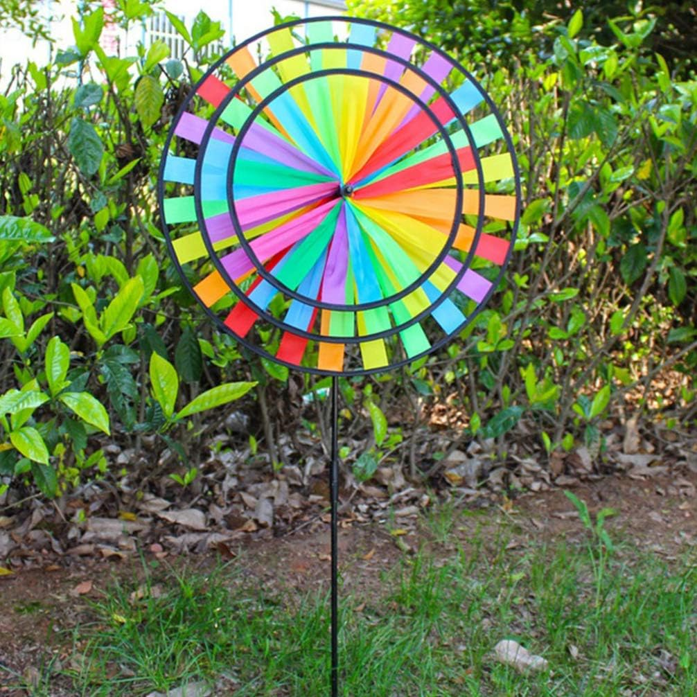 Jojofuny 1Pc Cloth Wind Spinner Christmas Toys Sunflowers Decor Outdoor Decoration Wind Spinners Outdoor Children Toys Cloth Pinwheel Outdoor Sunflower Decor South Korea Windmill to Rotate image number 2