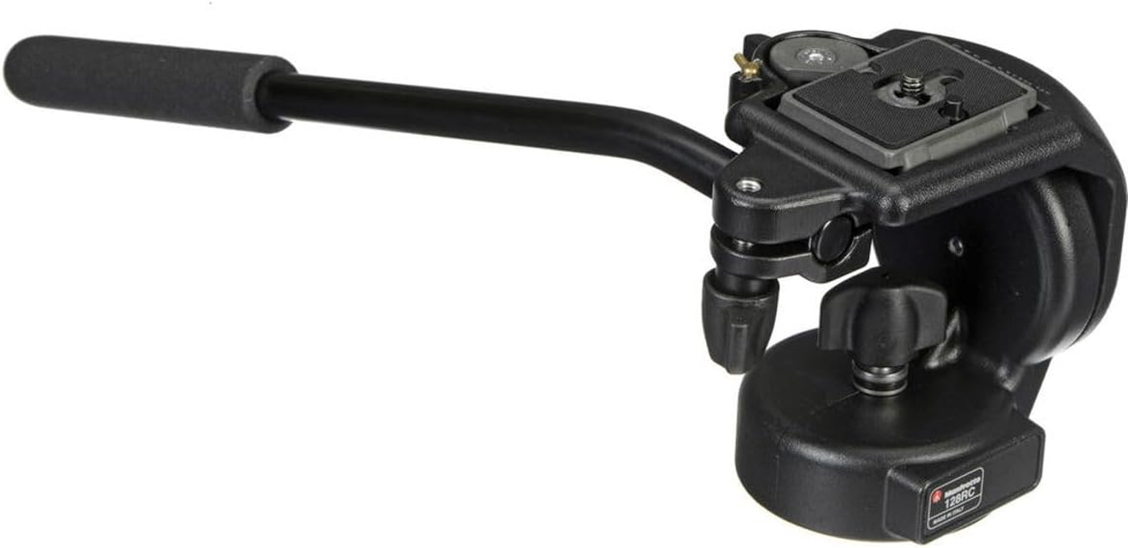 Manfrotto 128RC Micro Fluid Head with 200PL 14 RC2 Rapid Connector Plate image number 1