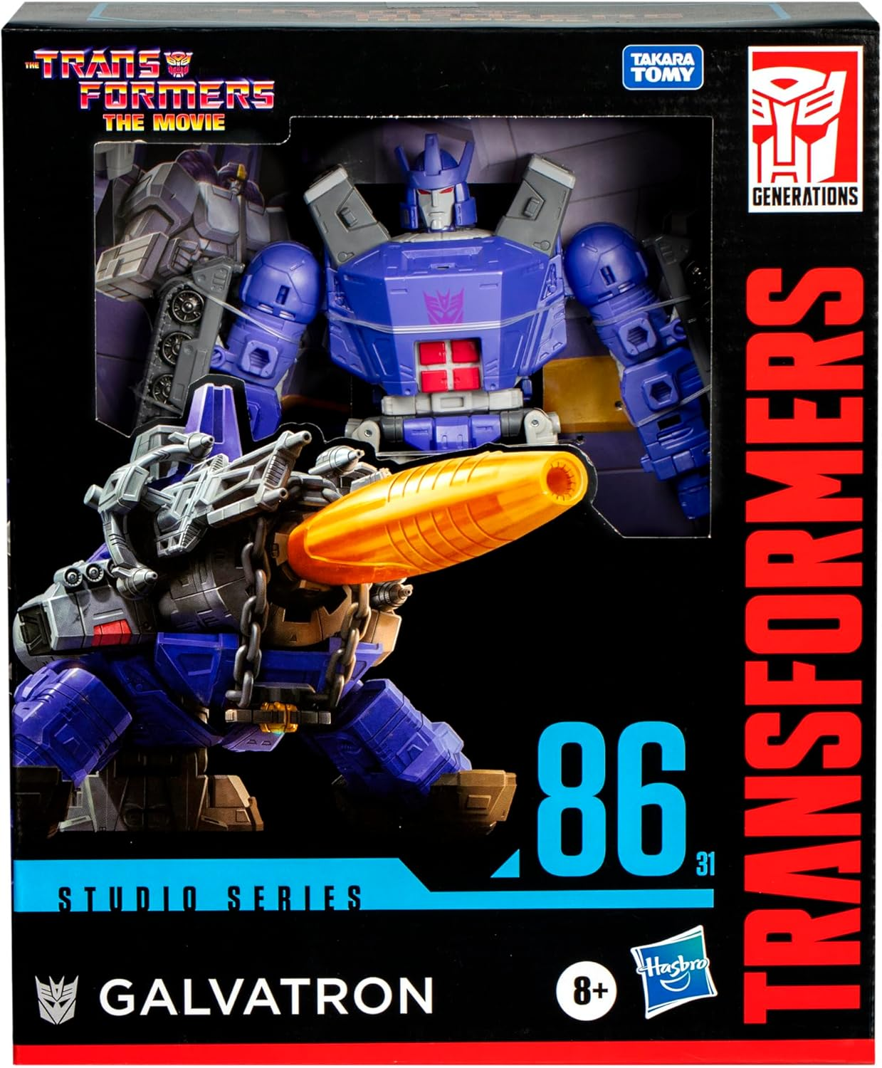 Transformers Toys Studio Series Leader Class the Transformers: the Movie 86-31 Galvatron, 8.5-Inch Converting Action Figure, Ages 8+