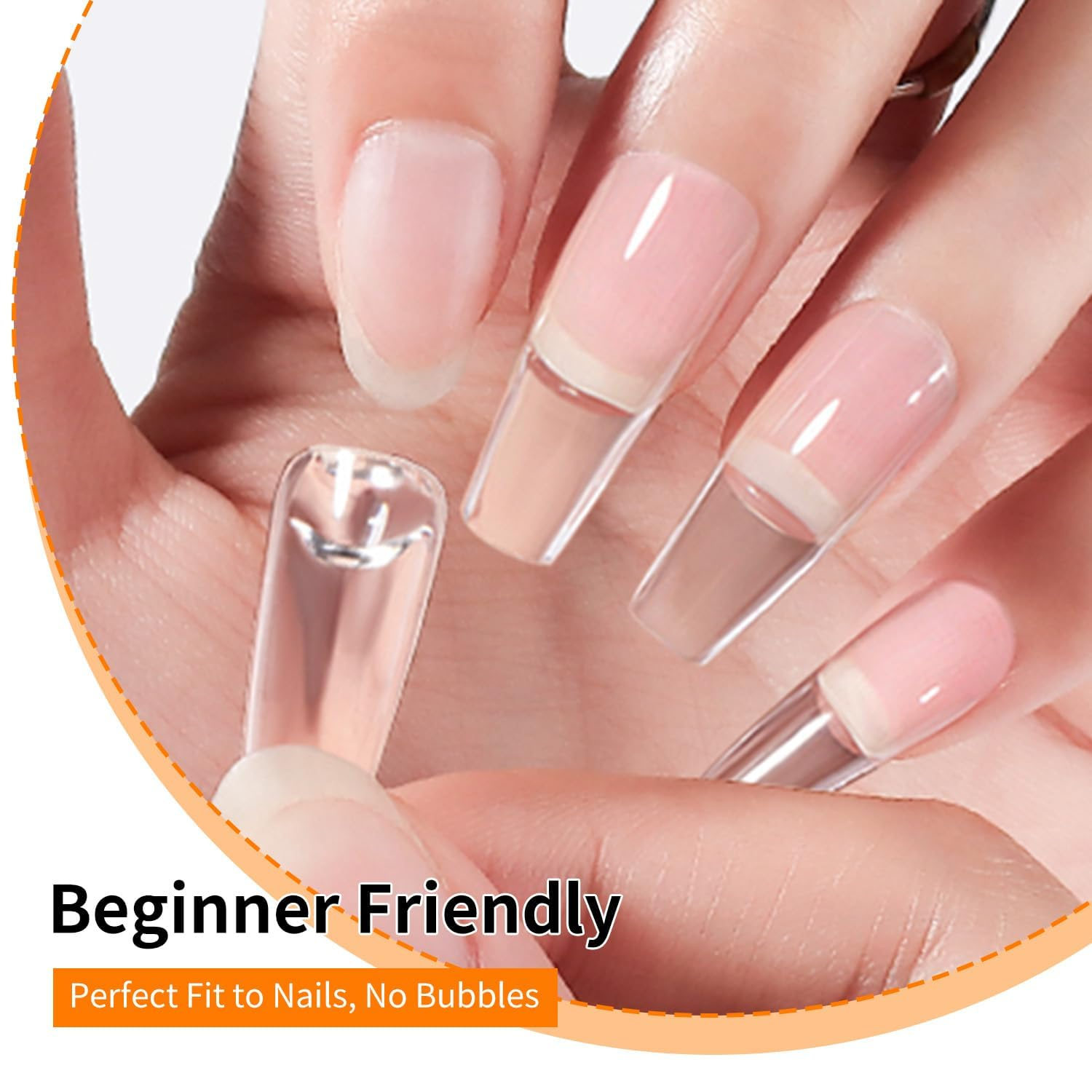 JODSONE 2 Pcs 15Ml Gel Nail Glue, 5 in 1 Nail Glue Kit for Acrylic Nails, Super Strong Brush in Nail Gel Glue for False Nails Tips image number 6