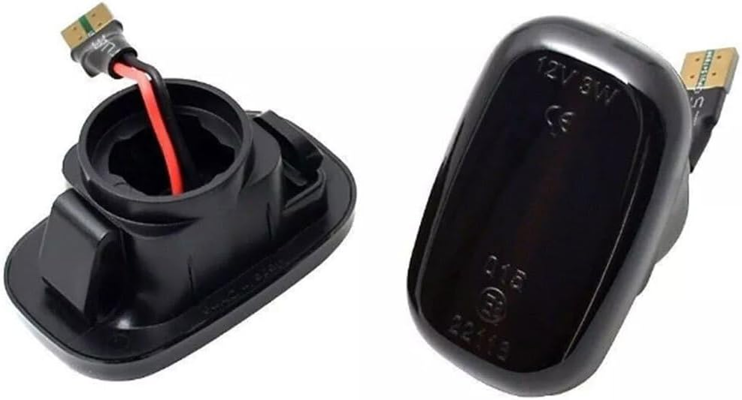 2X Smoked Dynamic LED Side Indicators Turn Signal Lights Lights for Hilux N70 05-15 Turn Linght Easy to Install image number 3