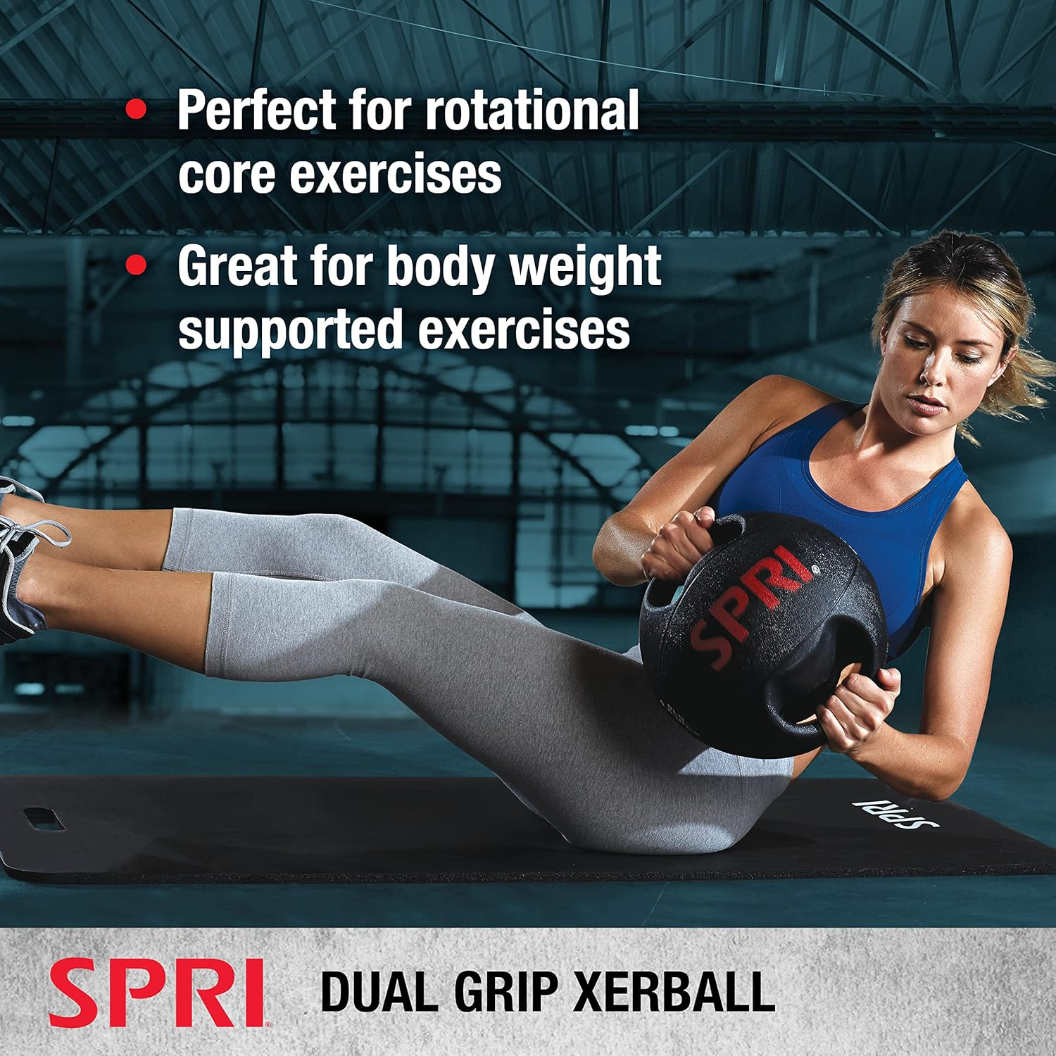 SPRI Dual Grip Xerball/Medicine Balls image number 1