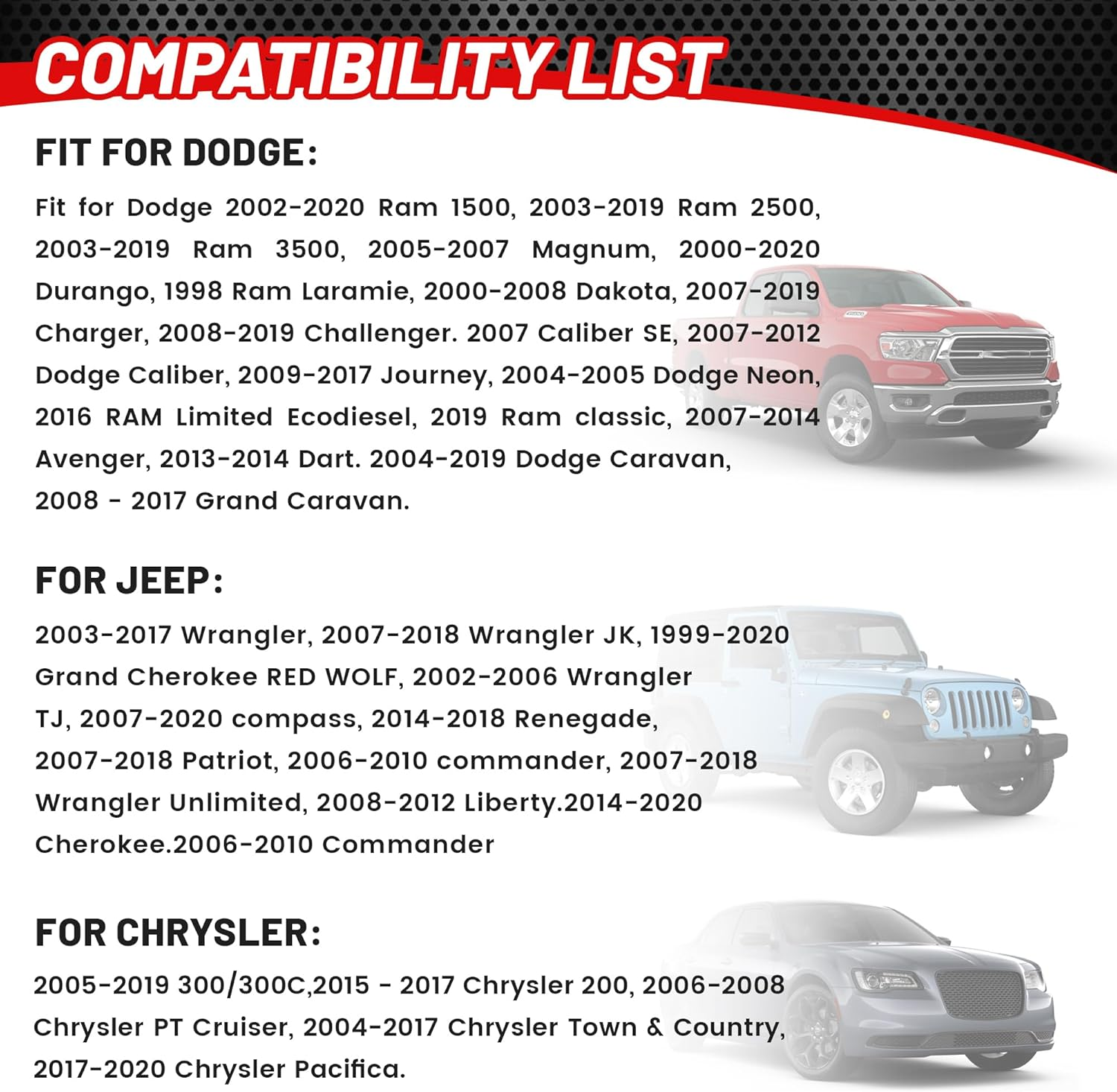 RED Wolf Door Speaker Wiring Harness Adapter 2 PCS Replacement for 2002-2019 Jeep Wrangler JK, Chrysler, Dodge Vehicles Install Aftermarket Front Rear Door Speaker Wire Cable Plug Connector image number 1