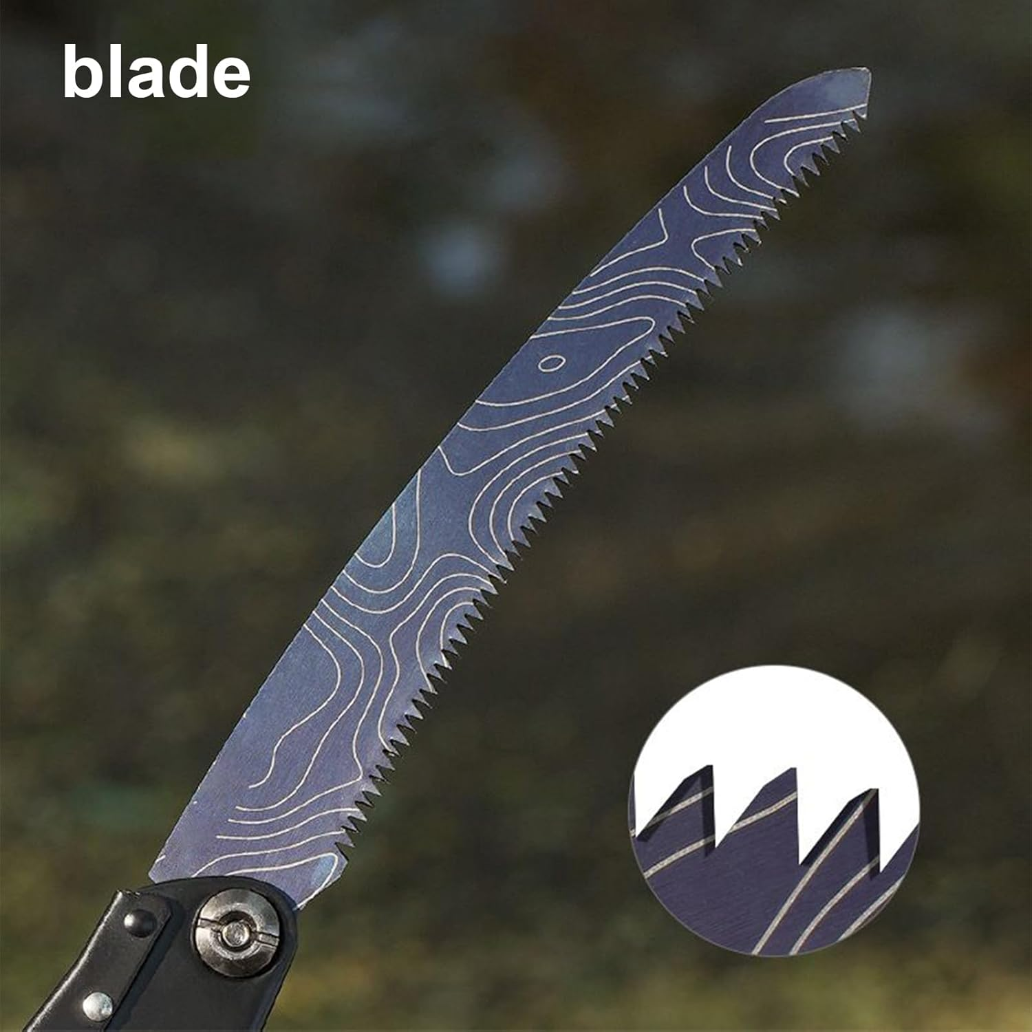 Camping Saw,Foldable Tree Trimming Hand Saw - Trimming Tools Portable Equipment for Gardening Outdoor Adventure Gardener Yard Logging Branch Bushcraft Carpentry image number 5