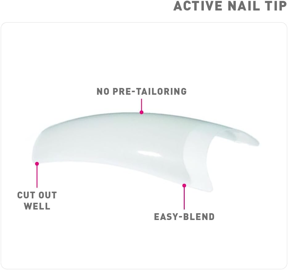 The Edge Active Nail Tips Size 7 (50) - 2017407 image number 2