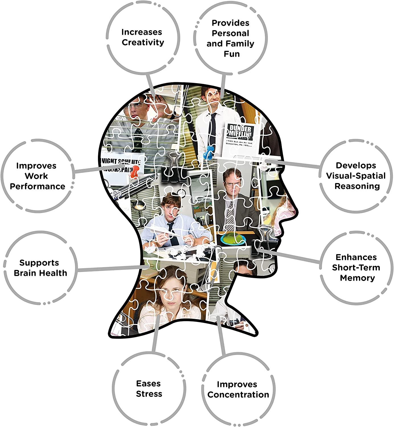 Aquarius the Office Cast Jigsaw Puzzle 1000-Pieces image number 6