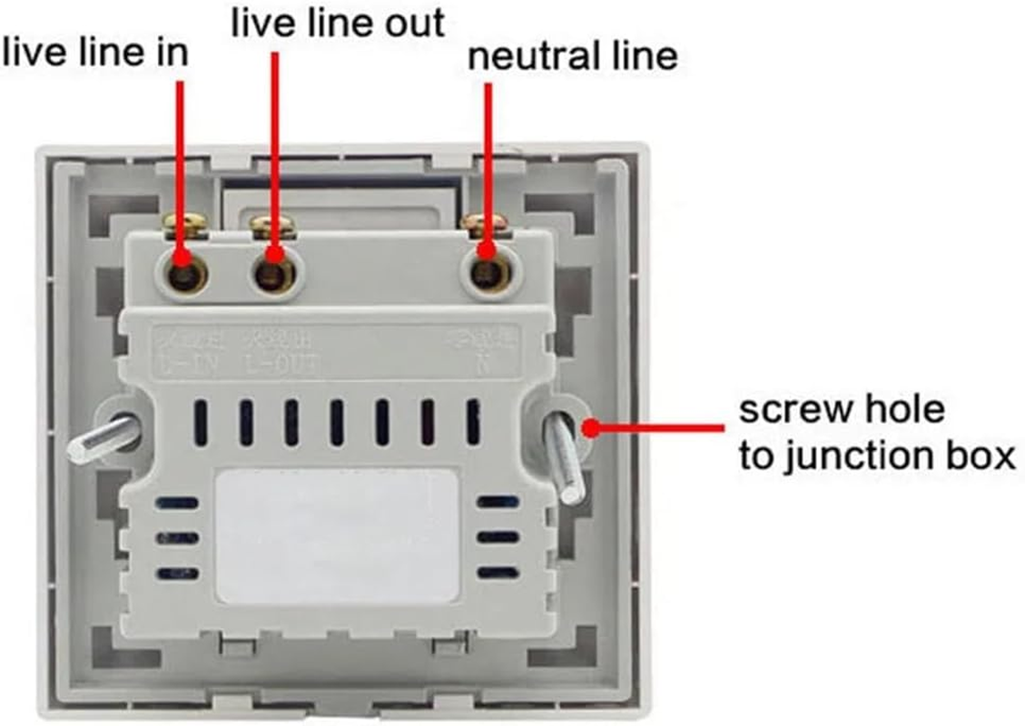 Hepzest Hotel Power Switch Delayed Power off Energy-Saving Induction Card Three-Wire Induction 40A Low Frequency 220V