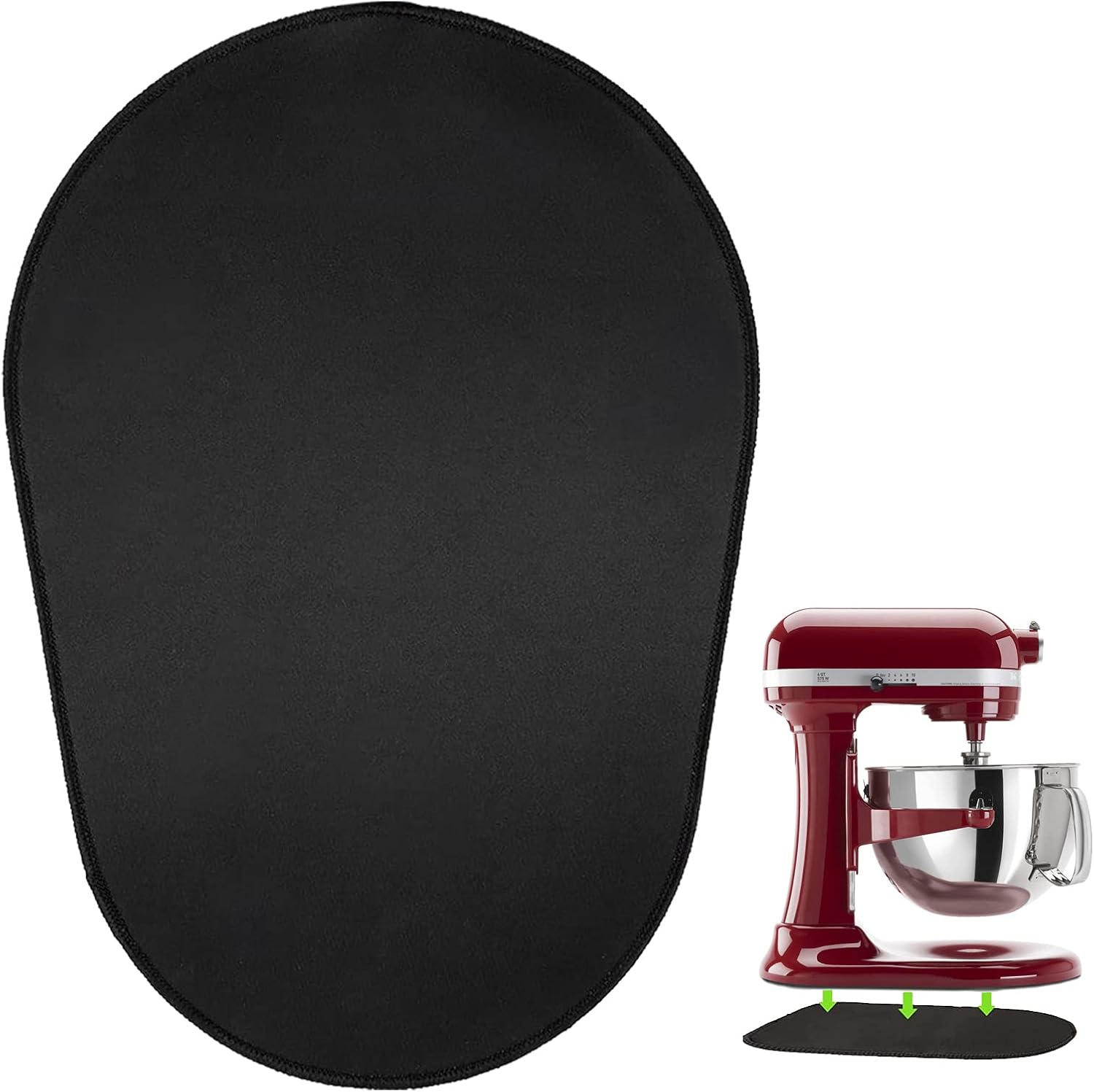 Mixer Mover Sliding Mats for Kitchen Aid Stand Mixer Slider Mat Pad Kitchen Appliance Slide Mats Pads Compatible with Kitchen Aid 5-8QT Professional Bowl-Lift Mixer image number 3
