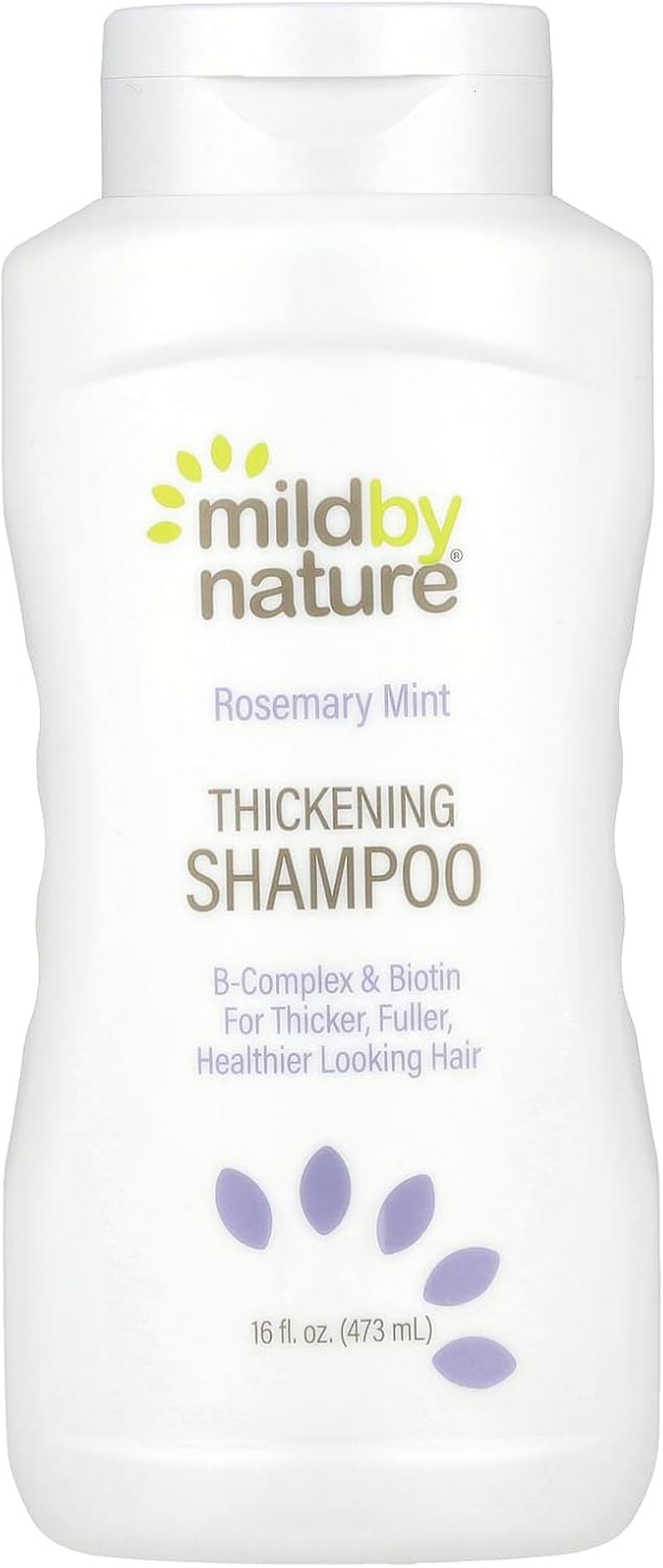 Mild by Nature Thickening Shampoo, B-Complex & Biotin, Rosemary Mint, 16 Fl Oz (473 Ml) image number 2