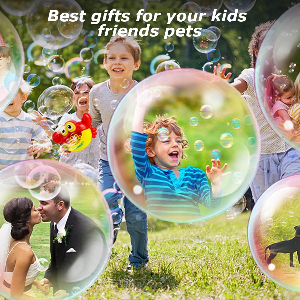 Automatic Bubble Machine,Portable Bubble Maker,Bubble Machine with Handle,Stage Bubble Machine Equipment,For Birthday,Wedding,Party,Garden,Outdoor image number 2