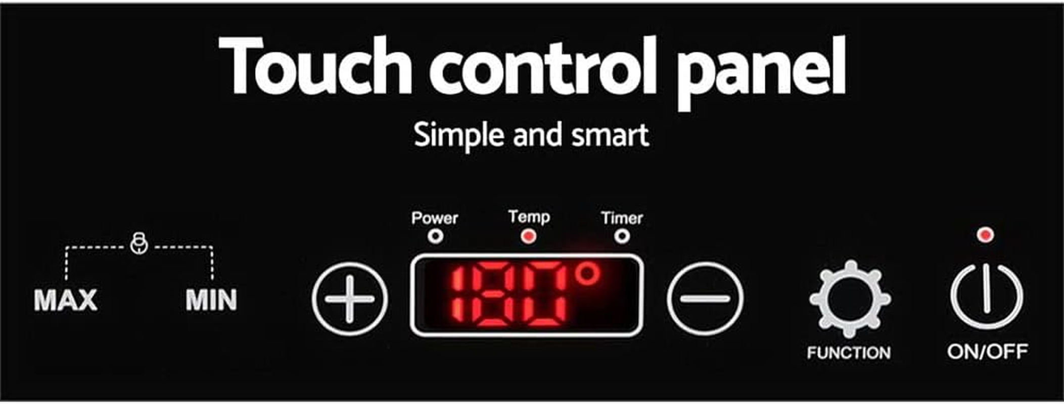 Induction Cooktop 60Cm Portable Cooker Electric Cooking Appliance Kitchen Gadget image number 2