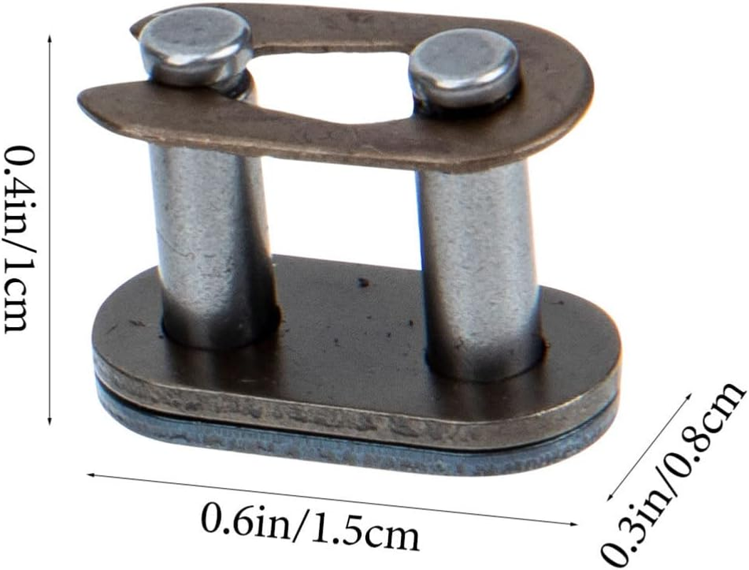 VICASKY 20Pcs Chain Connecting Link Quick Release Chain Joint Link for Motorcycle Accessories Buckle Roller Connecting for Dirt Bike and Atv Transmission image number 5