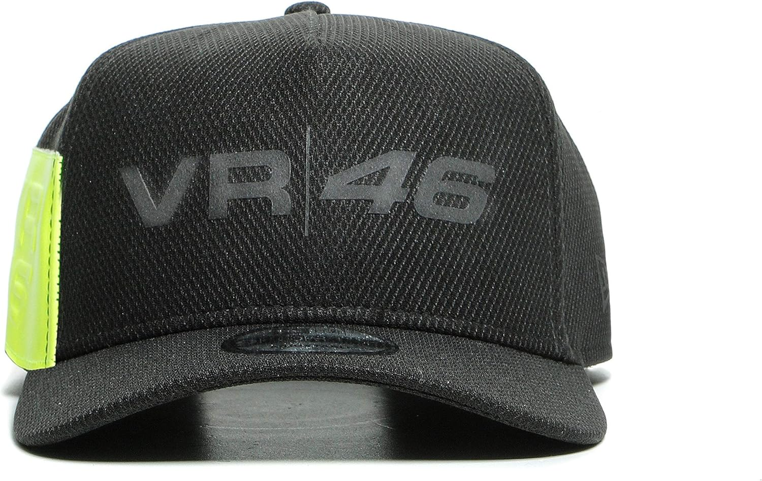 Dainese VR46 9Forty Cap, Baseball Cap, for Men and Women, Black/Fluo-Yellow, N image number 3