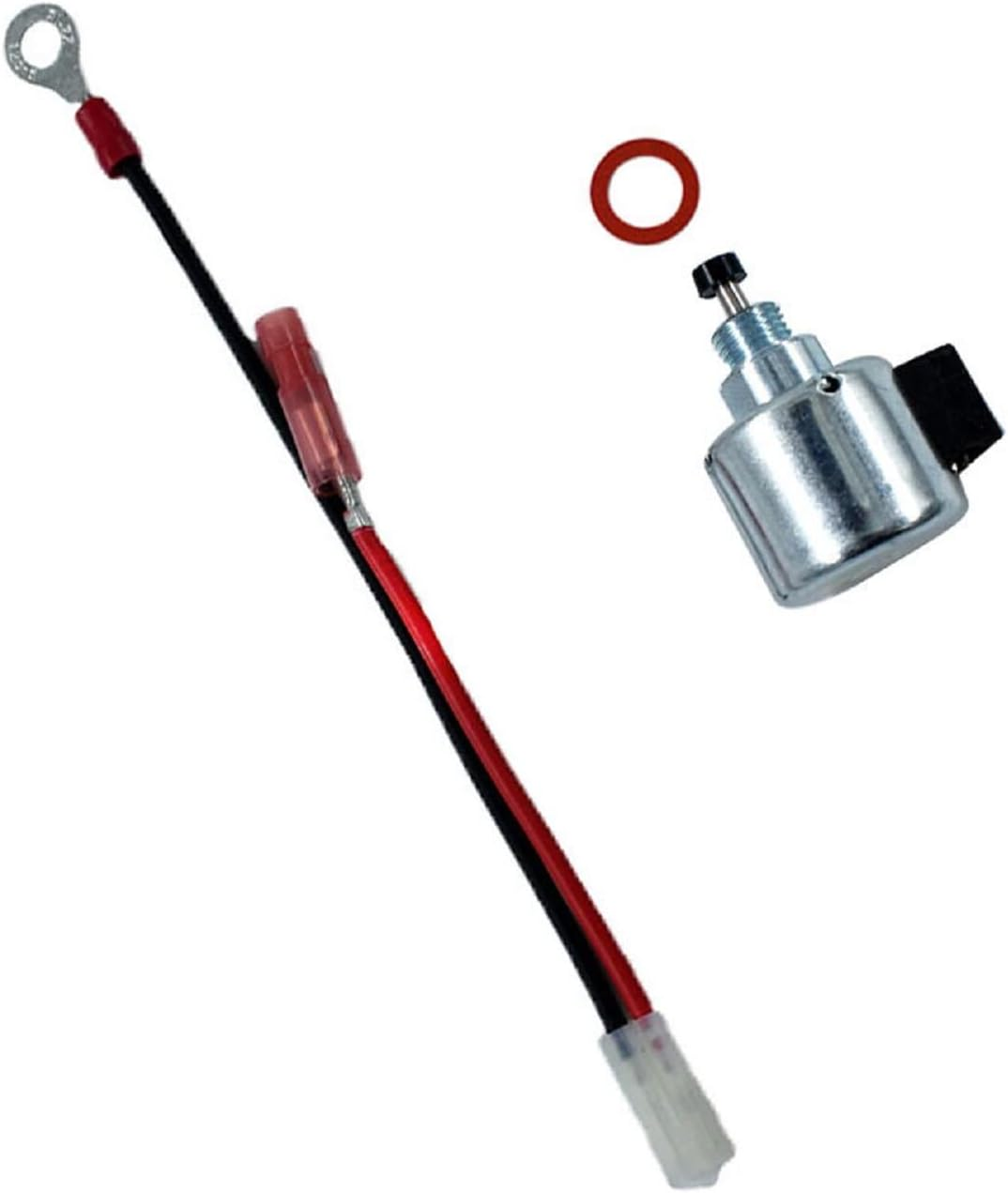 AM128242 Carburetor Fuel Shut off on Solenoid Replacement for 12-757-33 S 12-435-02-S 12-757-09-S CV12.5 CV13 CV14 CV15 CV16 STX38 LX255 AM128816 image number 1