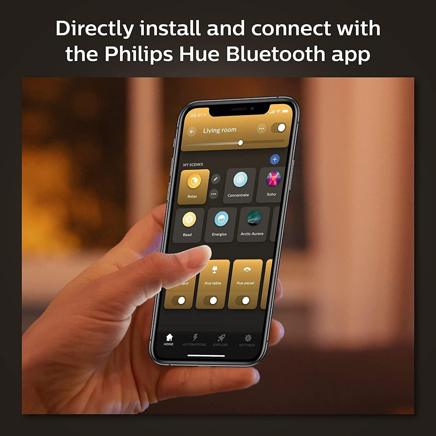 Philips Hue White Ambiance A67 High Brightness 100W 1600 Lumens Smart Bulb with E27 Fitting image number 4