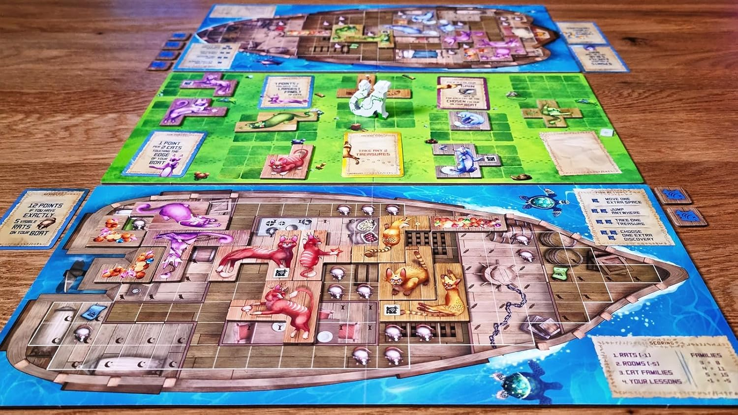 The City of Games | the Isle of Cats - Duel | Strategy Board Game | 2 Players, Ages 8+ image number 1