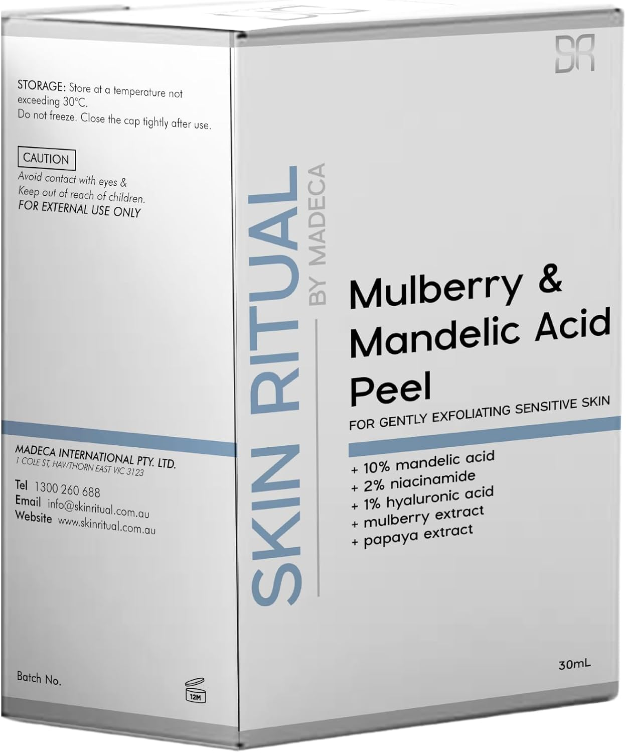 Skin Ritual Mulberry & Mandelic Acid Face Peel, 30Ml image number 1