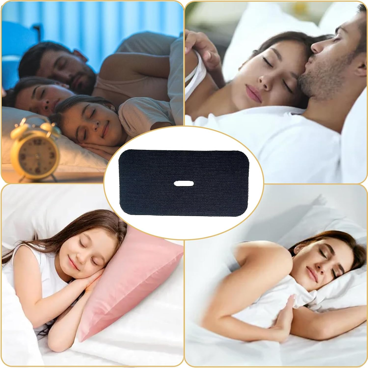 Mouth Tape for Sleeping, 60 Large Size Gentle Anti-Snoring Strips, Breathable Snore Reduction Aid for Better Sleep, Comfortable Hypoallergenic Rayon Mouth Tape for Snoring Relief (8.0X4.0Cm) image number 5