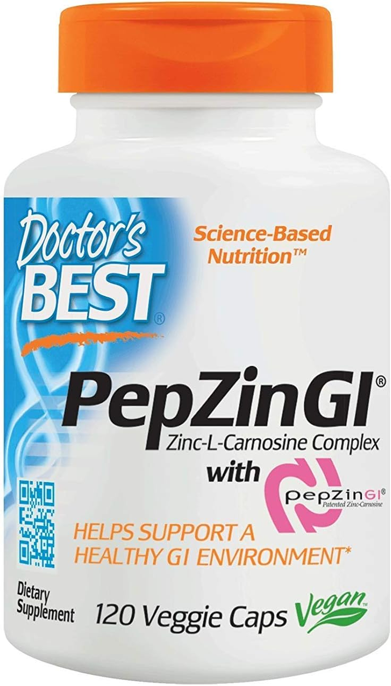Doctor'S Best Zinc Carnosine Complex with Pepzin Gi Veggie Caps, 120 Count image number 3