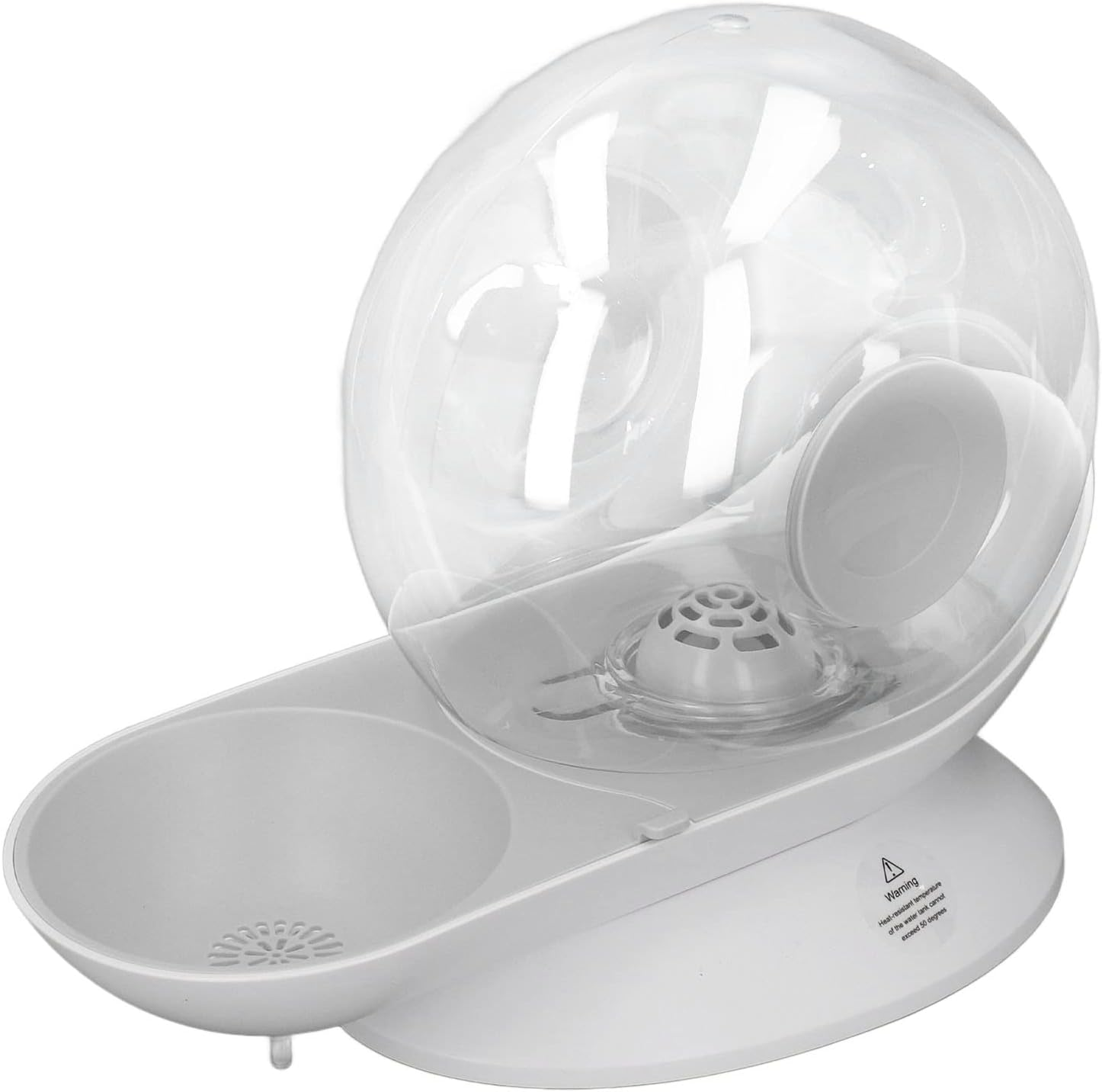 Water Dispenser Dog, Cat Drinker, Large Capacity Leak-Proof, Automatic Drinking Fountain, 2.8 Litres, Wet Feeder for Cats, Drinking Fountain for Dogs, Transparent image number 1