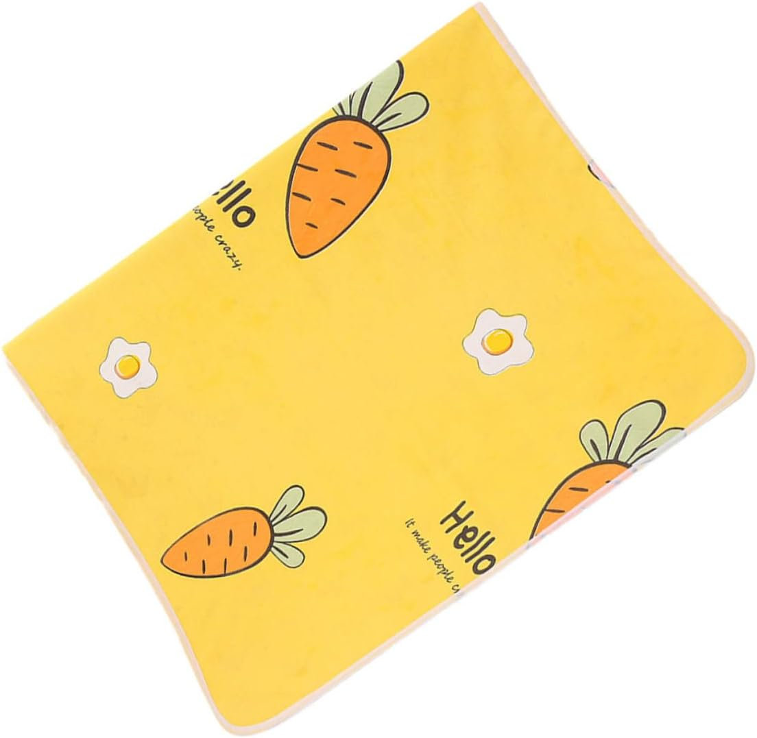 MERRYHAPY Washable Diaper Pad Reusable Change Mat for Diaper Change Pad Fast Absorption for Boys Girls Urinal Soft Cartoon Pattern image number 3