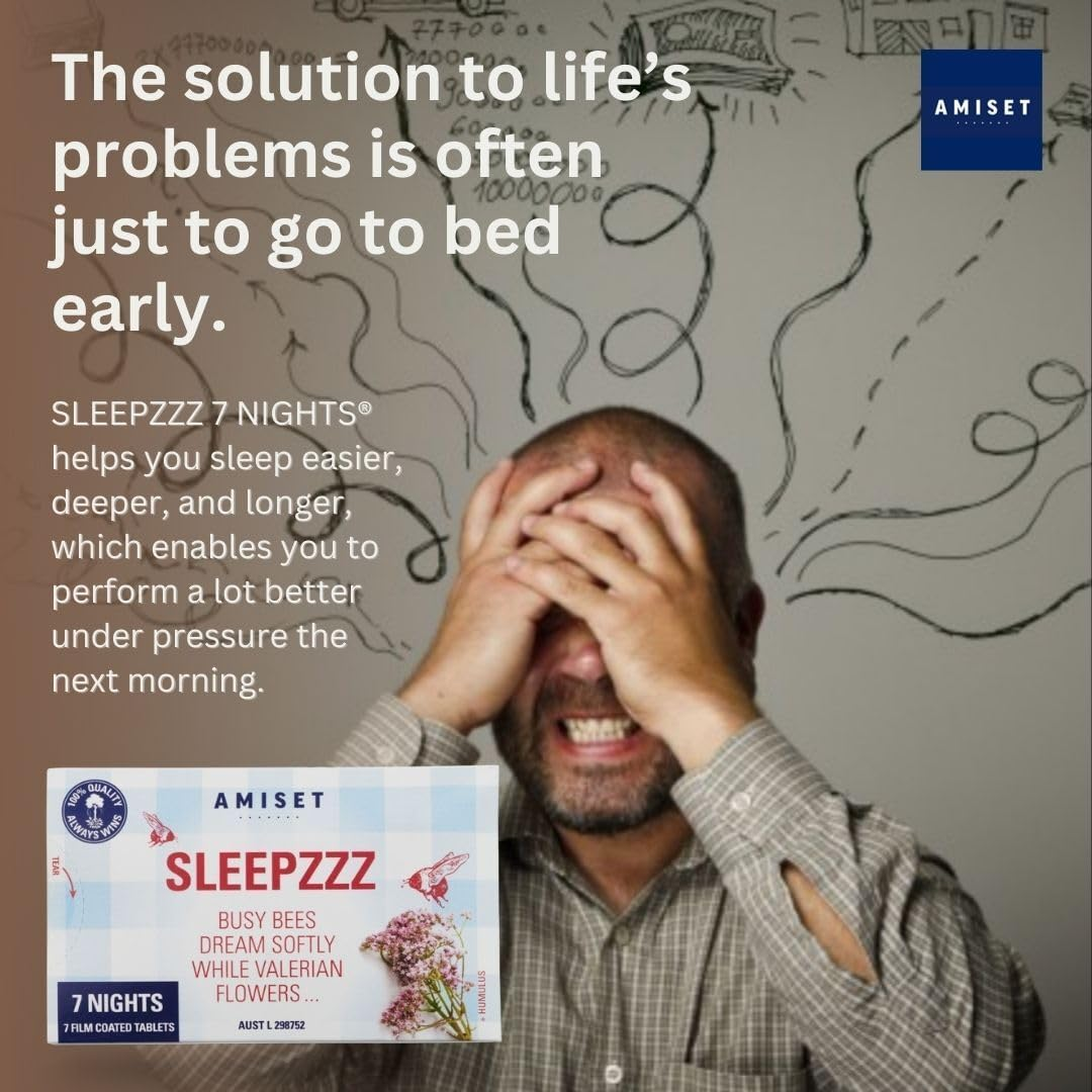 SLEEPZZZ &reg; Melatonin Free Sleep Supplement, 35 Tablets (5-Pack) - Magnesium Glycinate Alternative, Melatonin Gummies Alternative, Sleep Aid with Valerian, Hop and Gentian, Sleep Tablets for Adults image number 4