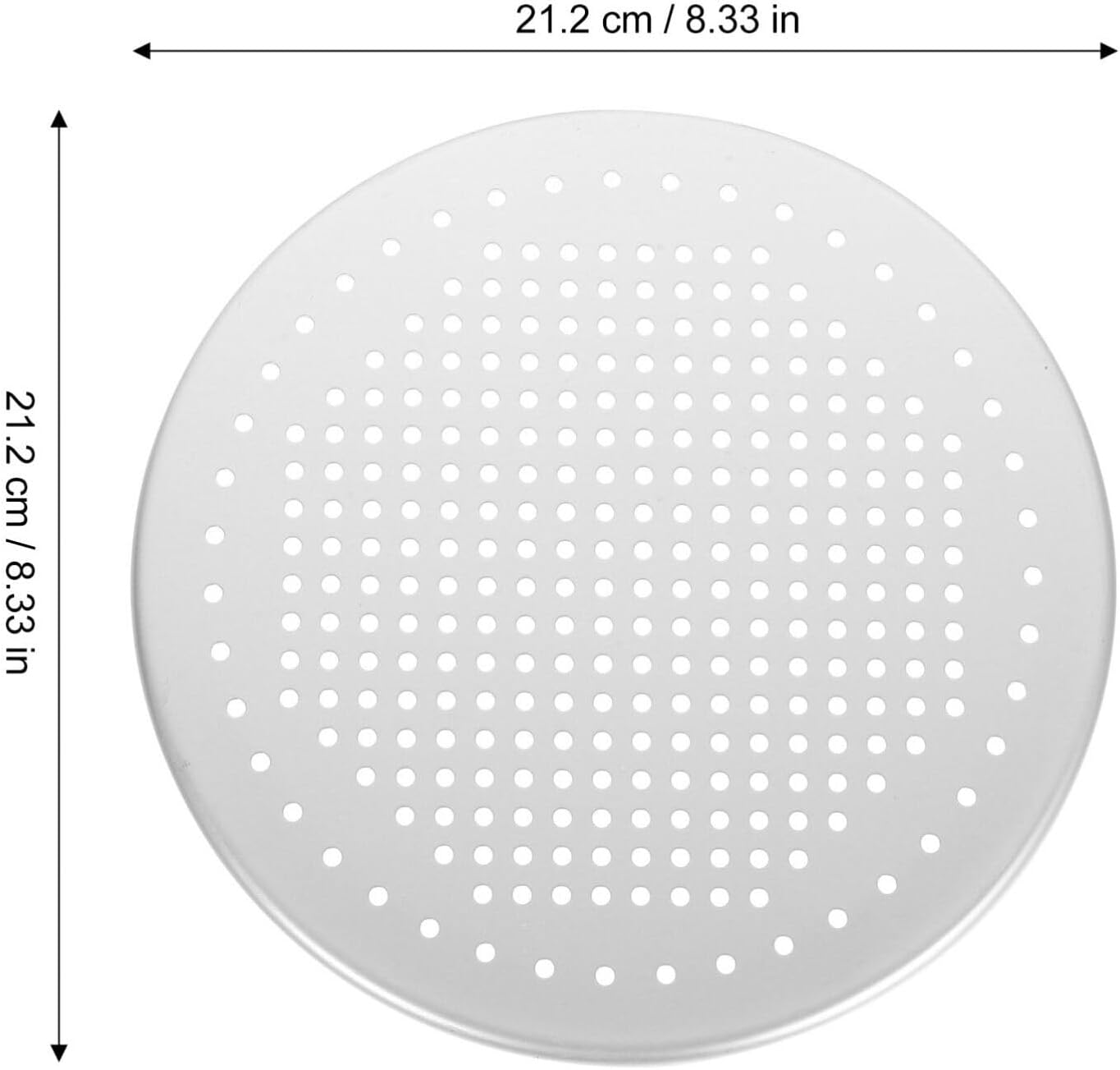PRETYZOOM Pizza Pan for Oven 22Cm Nonstick round Pizza Baking Sheet Aluminum Pizza Pan with Holes Nonstick Bakeware for Home Baking Kitchen Oven Restaurant