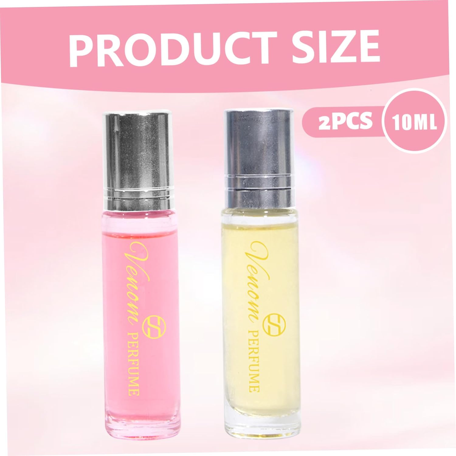 2Pcs Pheromone Perfume for Men & Women, Long-Lasting & Addictive Roll on Perfume, Romantic Fragrances, 10Ml, Home Decor image number 1